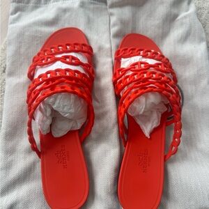Hermes Jelly Chaine d’Ancre  Sandals